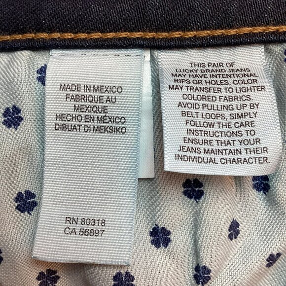 Lucky Brand Womens Large Lolita Boot Jeans Candiani Denim Handcrafted NWOT - Picture 12 of 14